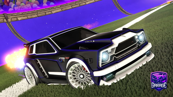 A Rocket League car design from Pytknap