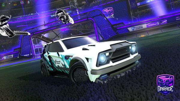 A Rocket League car design from P4nd4393