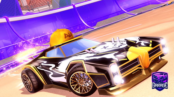 A Rocket League car design from gustlmayer