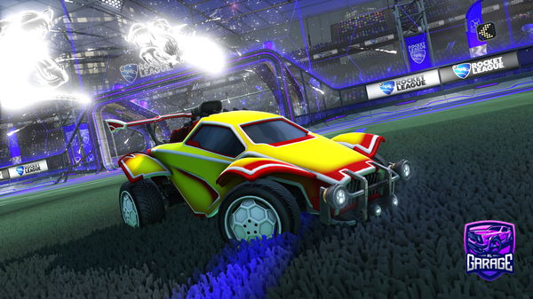 A Rocket League car design from Pacmology