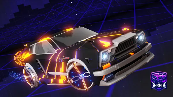 A Rocket League car design from est-oc31