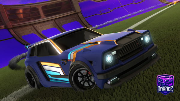 A Rocket League car design from RG09MP