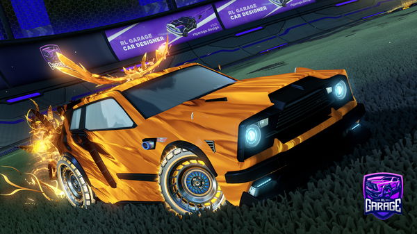 A Rocket League car design from happyhippy11