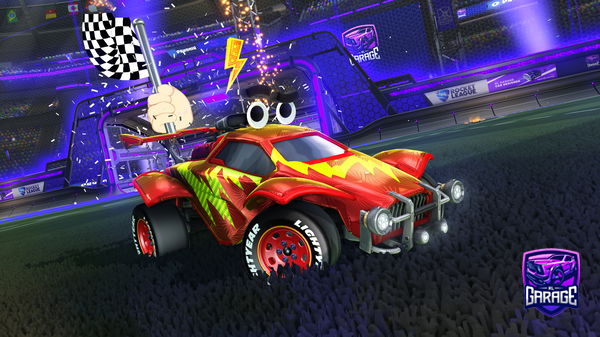 A Rocket League car design from sjsharkie777