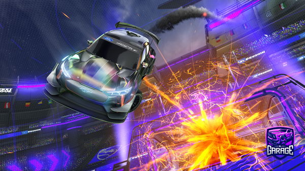 A Rocket League car design from Mimihime