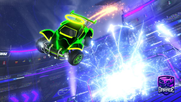 A Rocket League car design from iamahumanbean123