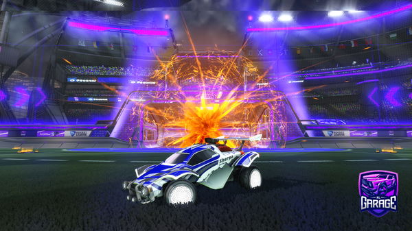 A Rocket League car design from Treptic
