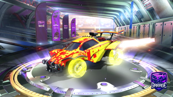 A Rocket League car design from dstein333