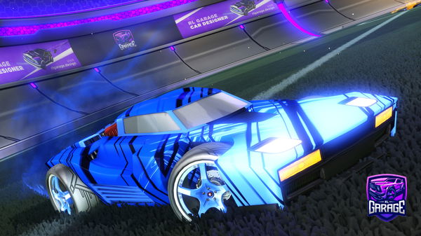 A Rocket League car design from danbow88