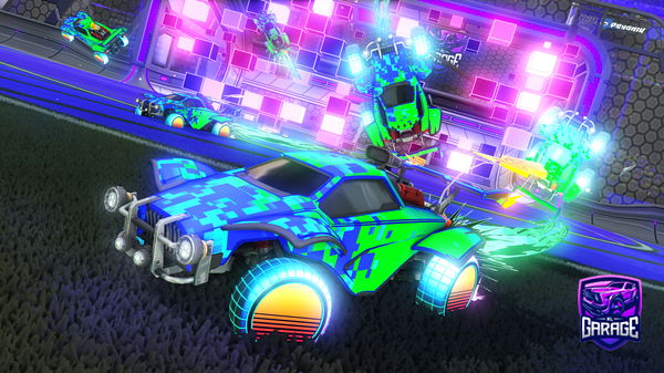 A Rocket League car design from ULTRACHAMP