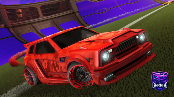 A Rocket League car design from champ134