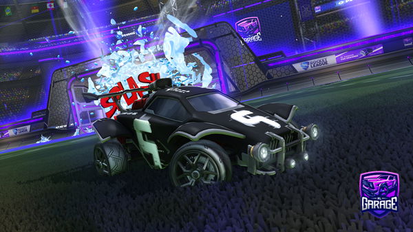 A Rocket League car design from SN4XY