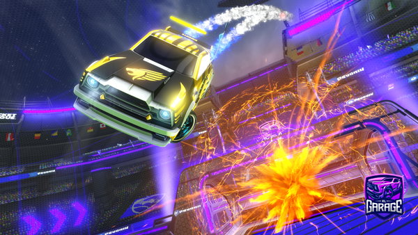 A Rocket League car design from LionDeniz