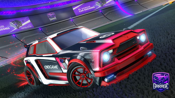 A Rocket League car design from ZebraRL_