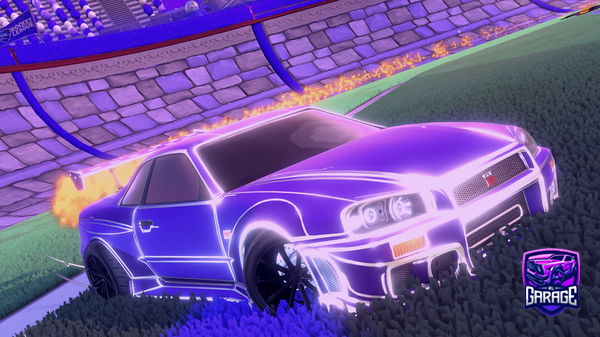 A Rocket League car design from AV7461