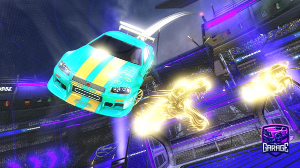 A Rocket League car design from RIKI_MLGA