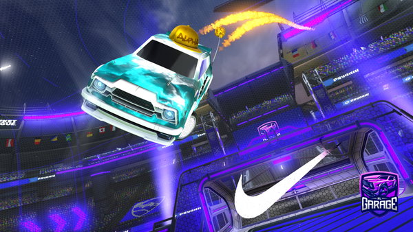 A Rocket League car design from Blinking_Eyes199