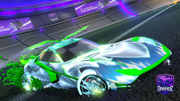 A Rocket League car design from Bit5K