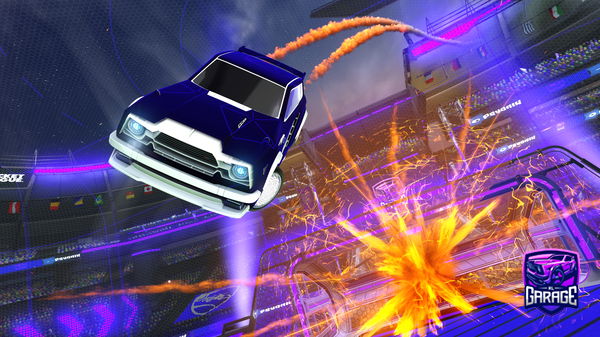 A Rocket League car design from glxzirl