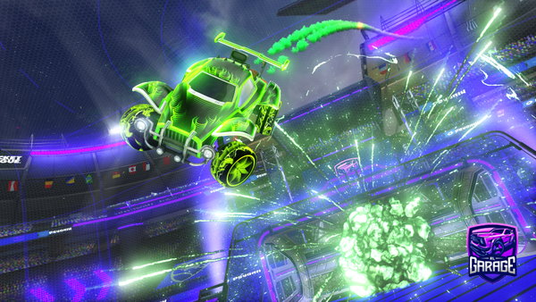 A Rocket League car design from Oli409