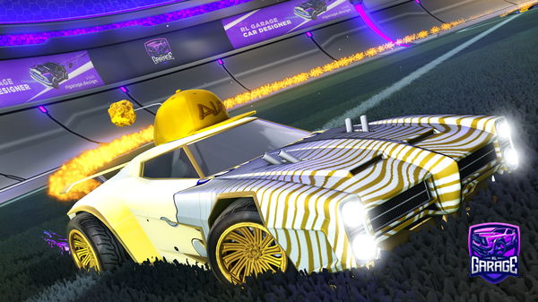 A Rocket League car design from FuzzyPotato7824