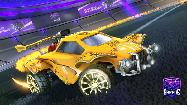 A Rocket League car design from Artbro