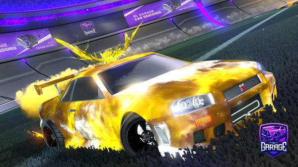 A Rocket League car design from Open_TO_Offers