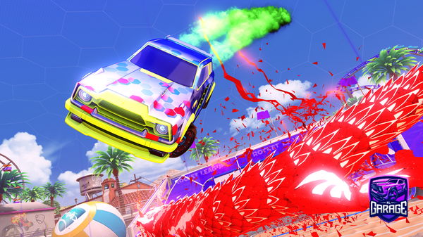 A Rocket League car design from Whatasave556