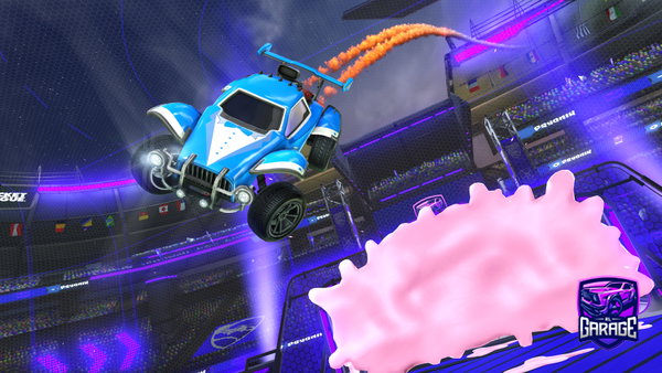A Rocket League car design from videofama