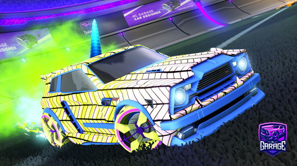 A Rocket League car design from dangerduck