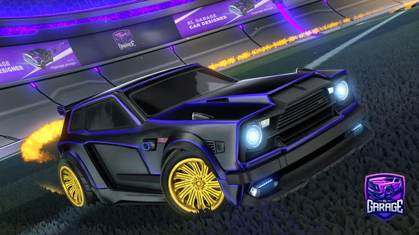 A Rocket League car design from Crazy_Cars