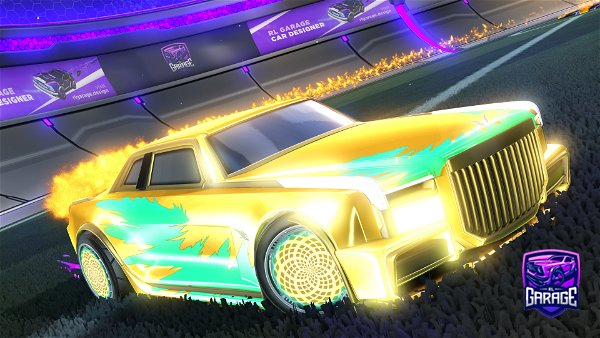 A Rocket League car design from indo2