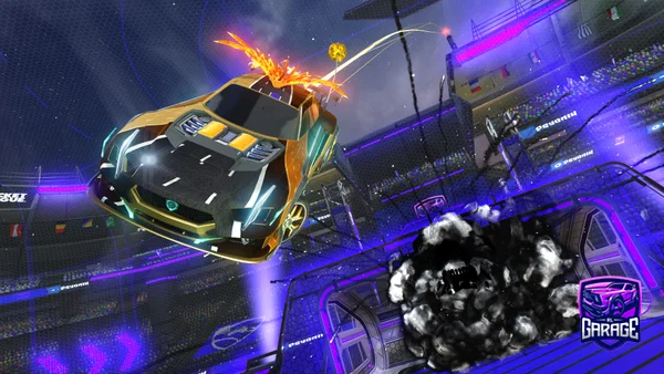 A Rocket League car design from hourX