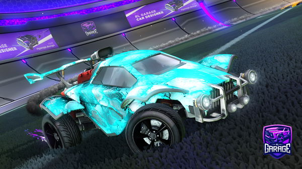 A Rocket League car design from Wbnoskill