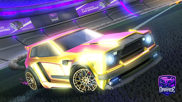 A Rocket League car design from Rezquiem