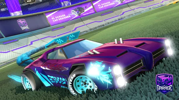 A Rocket League car design from boosted497