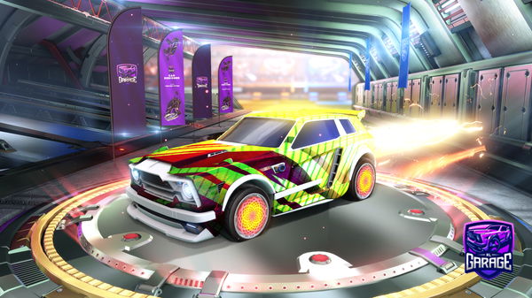 A Rocket League car design from MESSI_THEKING