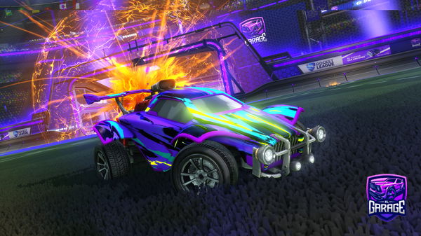 A Rocket League car design from ClaretAphid