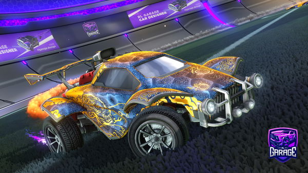 A Rocket League car design from albelda_RL