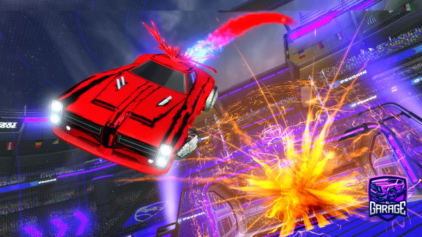 A Rocket League car design from KNAX_AR