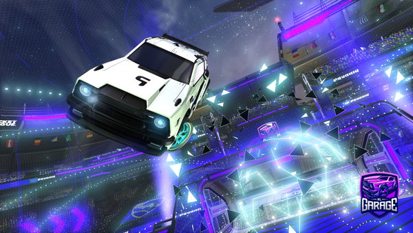 A Rocket League car design from wavly