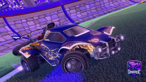 A Rocket League car design from aberaham