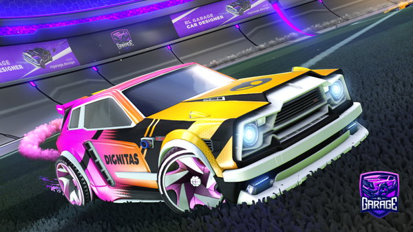 A Rocket League car design from qlat2