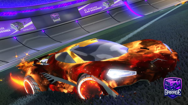 A Rocket League car design from Djeynn