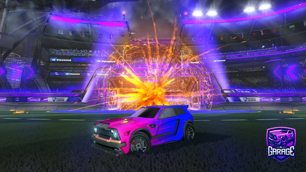 A Rocket League car design from Thets02