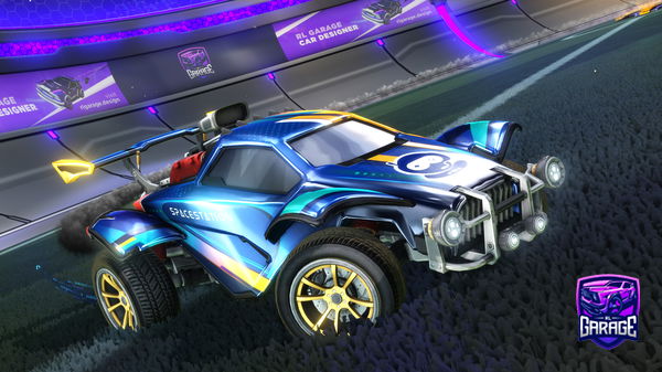 A Rocket League car design from Kulkija