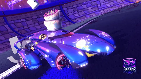 A Rocket League car design from Dimzers