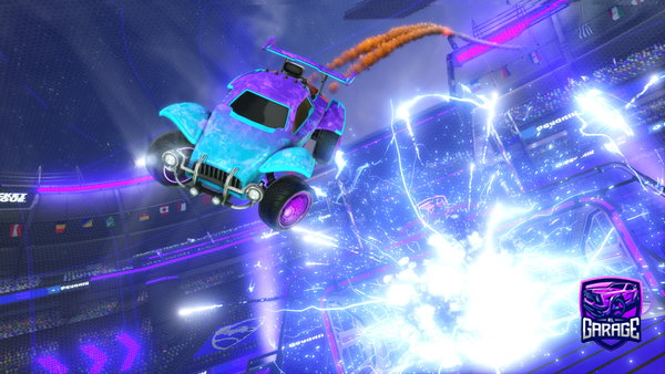 A Rocket League car design from iamahumanbean123