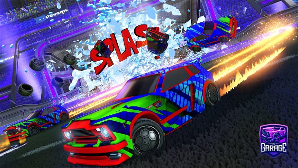 A Rocket League car design from FIREfennec