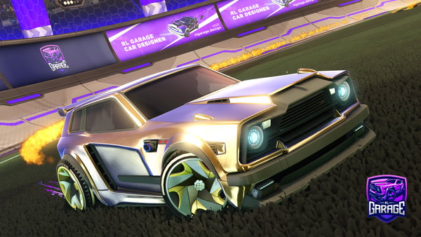 A Rocket League car design from Aless_OP